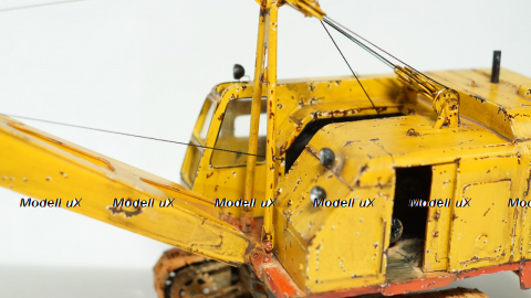 Экскаватор Э-10011Д 1975 со следами эксплуатации, ТРЭКС 1:43