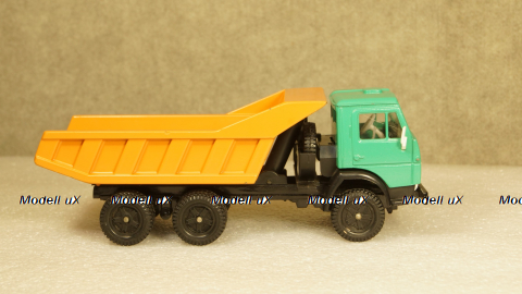Камаз 5511 самосвал зелёный/оранжевый, Арек 1:43