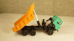Камаз 5511 самосвал зелёный/оранжевый, Арек 1:43
