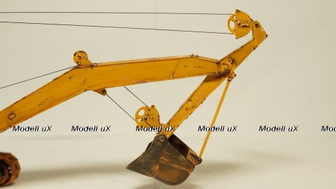 Экскаватор Э-10011Д 1975 со следами эксплуатации, ТРЭКС 1:43