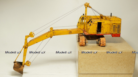Экскаватор Э-10011Д 1975 со следами эксплуатации, ТРЭКС 1:43