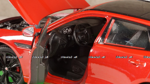 Jaguar F-Pace metallic-red without showcase, 24070, Welly 1:24