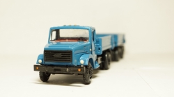 Зил 4331 бортовой с прицепом Январь 1988