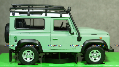 Land Rover Defender зеленый/белый, Welly 1:24