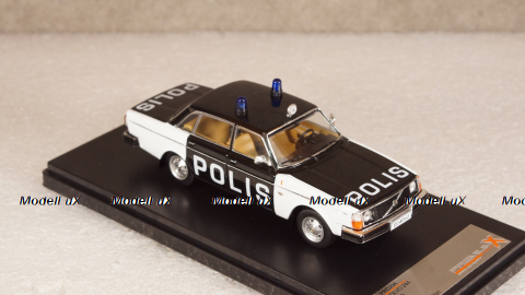 Volvo 244 police Sweden year 1978, PRD294, Premium X 1:43 №2