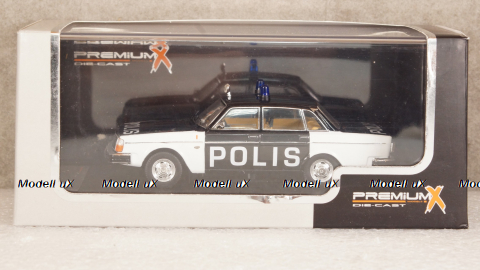 Volvo 244 police Sweden year 1978, PRD294, Premium X 1:43 №2