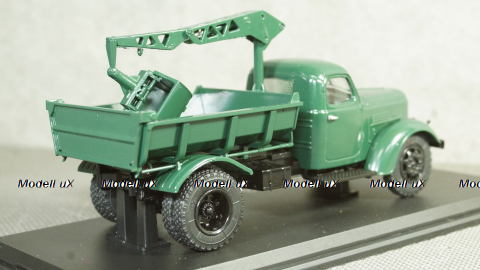 ЗИЛ-ММЗ-585Л с функциональным гидрокраном ЛЗАП-40, 1961,  SSM1407, SSM 1:43