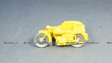 Иж Юпитер 2К Милиция желтый, мотоцикл 1:30