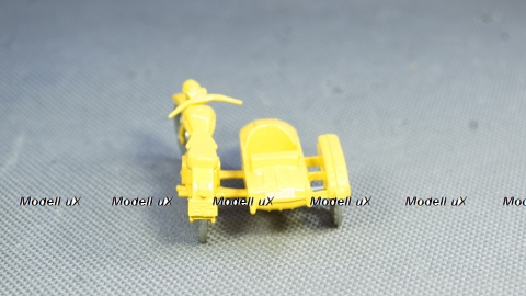 Иж Юпитер 2К Милиция желтый, мотоцикл 1:30