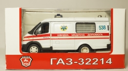 ГАЗ 32214 Газель, Скорая помощь, 1:43