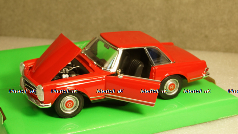 Mercedes 230 SL (W113) 1963 Red, 24093, Welly 1:24