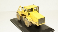 К 700 Кировец желтый со следами эксплуатации, 1:43