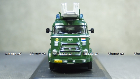 DAF A1600 fire engine NL 1962 darkgreen, Yat Ming 1:43