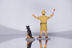 Фигурка Жандарм с овчаркой, Артель "Universal" 1:43