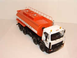 МЗКТ 6515 "Огнеопасно" с прицепом бочкой,  BY.VOLK 1:43