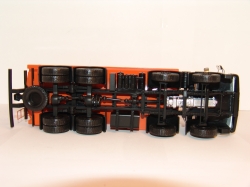 МЗКТ 6515 "Огнеопасно" с прицепом бочкой,  BY.VOLK 1:43