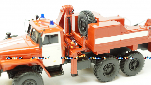 Урал 5557 эвакуатор пожарный 1984г., Skifavto 1:43