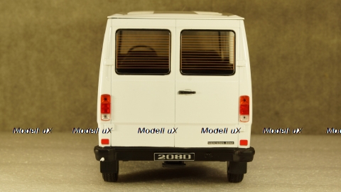 Mercedes 208D Transporter white, KK-Scale 1:18
