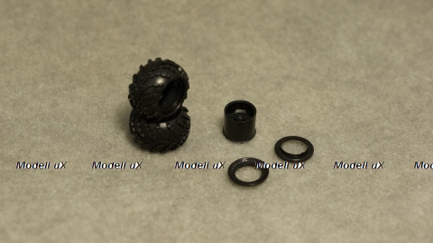 Арочная резина и диск, 1:43 MW178