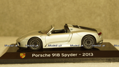 Porsche 918 Spyder 2013 liquid silver, Altaya 1:43