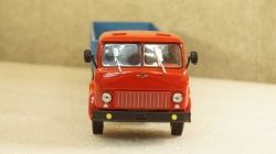 МАЗ 504 с п/прицепом Одаз 9380 1981г красный/синий, НАП 1:43