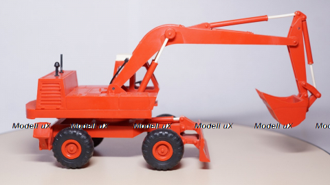 Атек ЭО-4321,Экскаватор, красный с ценой.