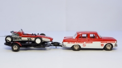 Москвич 412 с прицепом и Москвичом Г-5, GModel 1:43