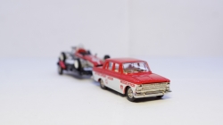 Москвич 412 с прицепом и Москвичом Г-5, GModel 1:43