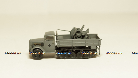 Opel Blitz тягач с зениткой, КУМ 047 1:87 