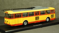 Троллейбус Skoda-9TR, 1961, красно-жёлтый, SSM4041, SSM 1:43