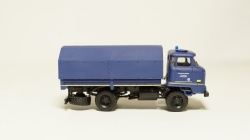 IFA wl50 синяя, кузов с тентом, THW, Herpa/КУМ 1:87 