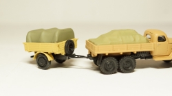 Зис 151 борт с грузом и прицеп с грузом песочный, Herpa 1:87 