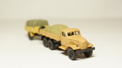 Зис 151 борт с грузом и прицеп с грузом песочный, Herpa 1:87 