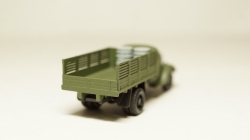 Зил 164 высокий борт с грузом бочки, ящики, хаки, Herpa 1:87 