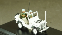 Jeep Willys UN Lebannon 1978 с фигурками, Victoria 1:43