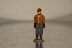 Фигурка Водитель мото ( в куртке и шлем), Артель "Universal" 1:43