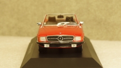 Mercedes 350 SL 1974 red, 940033432, Maxichamps 1:43