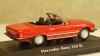 Mercedes 350 SL 1974 red, 940033432, Maxichamps 1:43