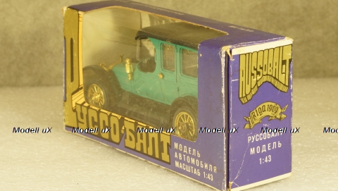 Руссо Балт 1912 Лимузин зелёный, Тантал/Радон 1:43