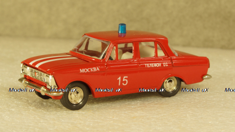 Москвич 412 пожарный, Агат 1:43 