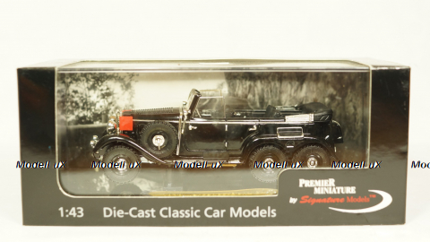 Mercedes G4 1938 Cabrio Black, Signature Models 1:43
