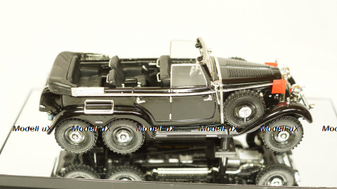 Mercedes G4 1938 Cabrio Black, Signature Models 1:43