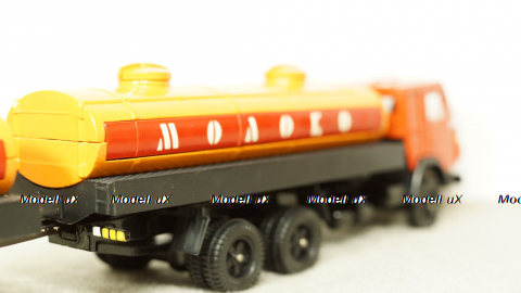 Камаз 53212 Молоко с прицепом, 1:43