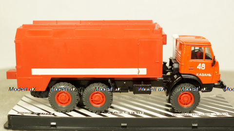 Камаз 4310 АР2 пожарный в боксе 11.1992, 1:43
