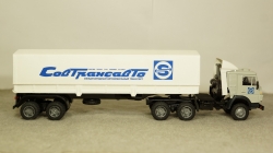 Камаз 5410 Совтрансавто серый/белый, Элекон 1:43