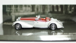 Horch 855 Special Roadster 1938 Silver, Minichamps 1:43