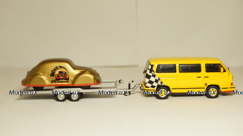 Volkswagen T3b Bus mit Hanger, Premium Classixxs 1:43