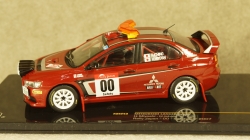 Mitsubishi Lancer Evo X #00 H.Hiyoshi Rally Japan Safety car 2007, KB1043, IXO 1:43