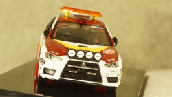 Mitsubishi Lancer Evo X #00 H.Miyoshi/S.Hayashi Rally Japan Safety car 2008, KB1048, IXO 1:43