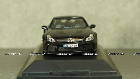 Mercedes SL65 AMG R230 2010 black, Minichamps 1:43